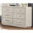 61.6" W Transitional Dresser, Light Gray