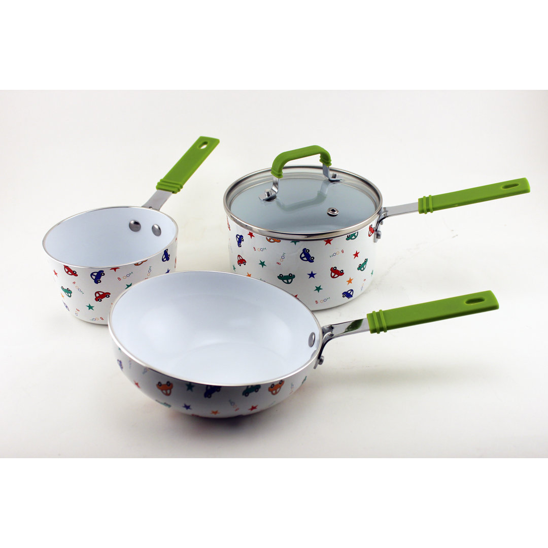 BergHOFF Children's 4 pc Aluminum Cookware Set for Boys BergHOFF