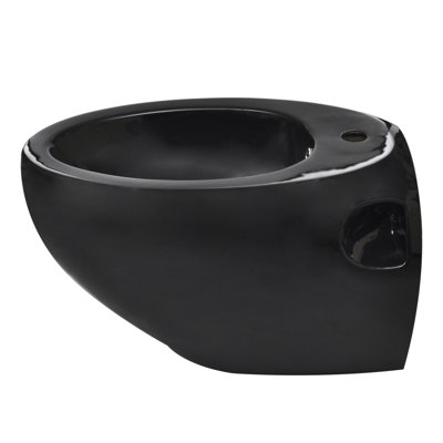 Wall Hung Toilet and Bidet with Automatic Lowering Seat