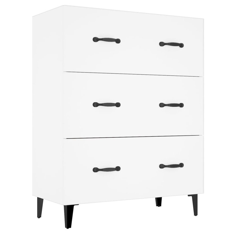 Valjean 69.5cm W 6 - Drawer Chest of Drawers, White