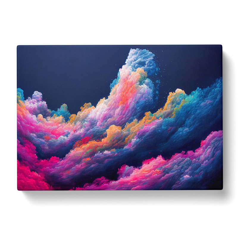 Painted Cosmos Vol.4 - Wrapped Canvas, 35cm H x 50cm W x 3cm D