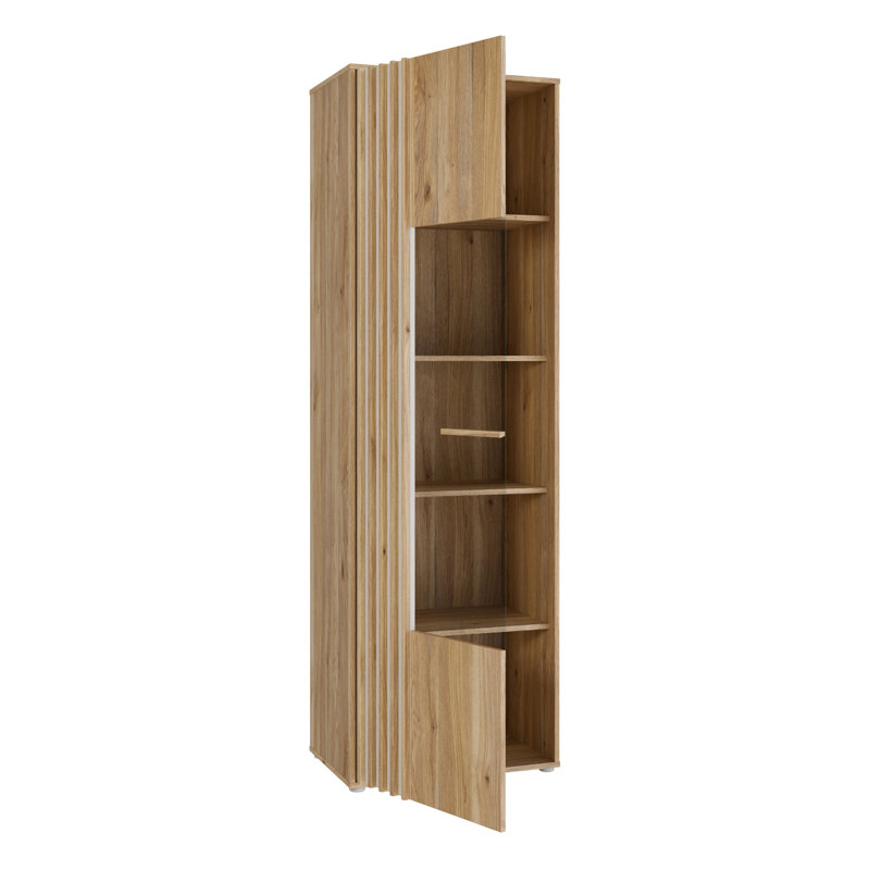 Display Cabinet, Brown/White
