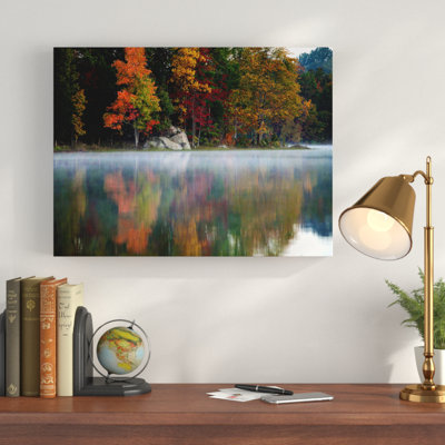 « old automne », reproduction de photo sur toile tendue
