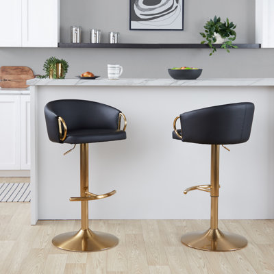Claire Adjustable Barstool - Set Of 2