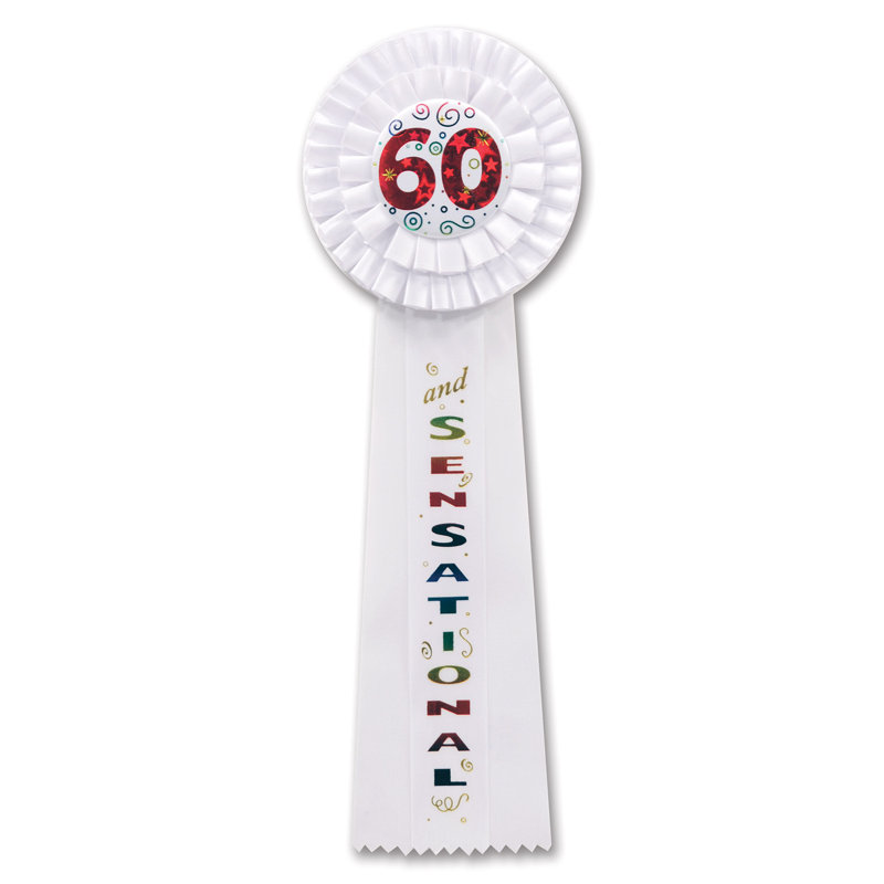 60 et rosette sensationnelle de luxe