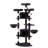 74'' H Carpet Cat Tree Condos and Platforms Included, with Scratching Posts and Basket-900153350
