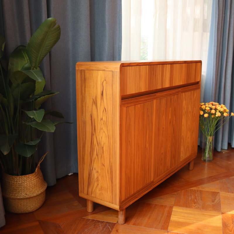 Armoire à chaussures en bois massif