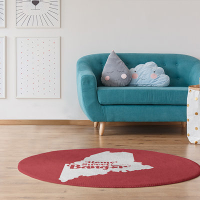Tapis de résine rouge en bangor de maine