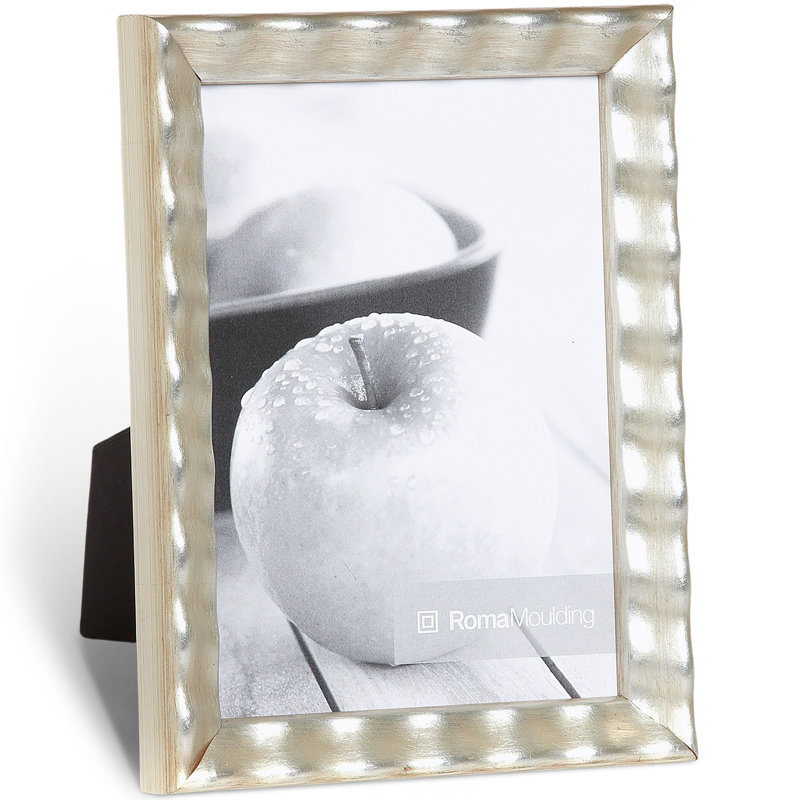 Regatta Wood Picture Frame, 8" x 10", Silver Leaf