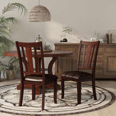 Chaise de salle à manger rembourrée Bransford