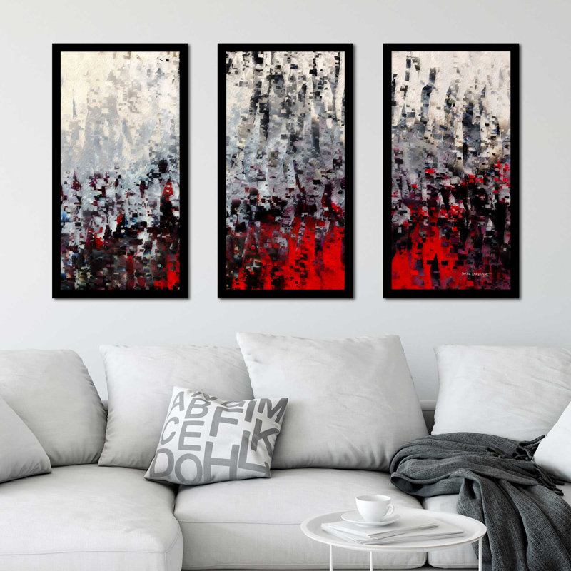 "Judges 6-12 the Lord Is with You" par Mark Lawrence - 3 pièces, encadré, L 52,5 po x H 33,5 po x P 1 po
