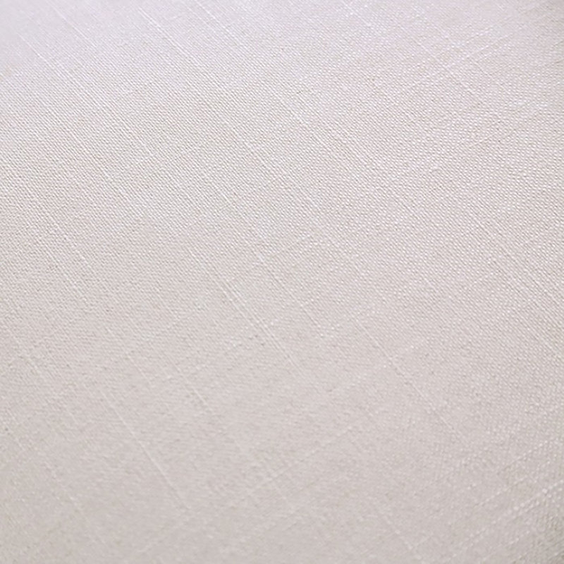 Canapé modulaire Fryee, Coton blanc, Accoudoir à droite (vu de face)