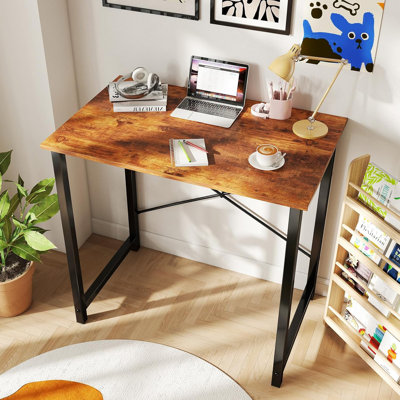 32" Computer Desk for Small Spaces, Modern Home Office Desk