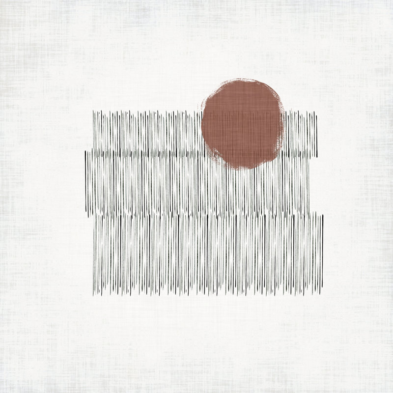 Hatched Colorblock IV by Jennifer Paxton Parker - No Frame Print on Canvas, 122cm H x 122cm W x 3.8cm D