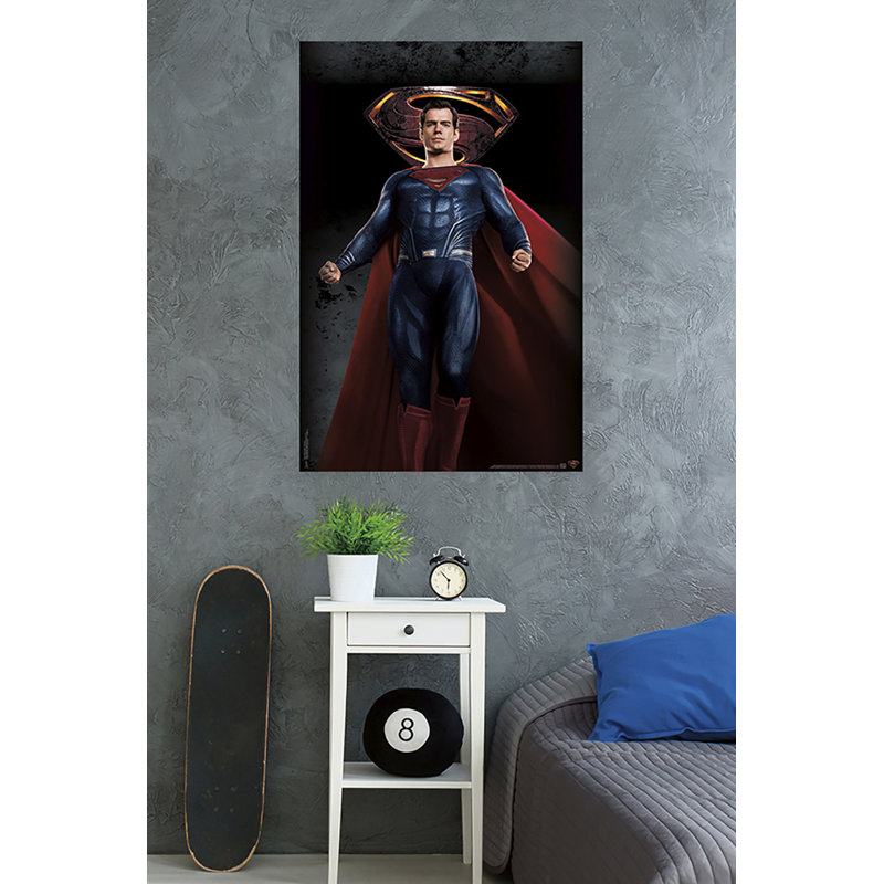 « justice ligue »-impression sur papier superman