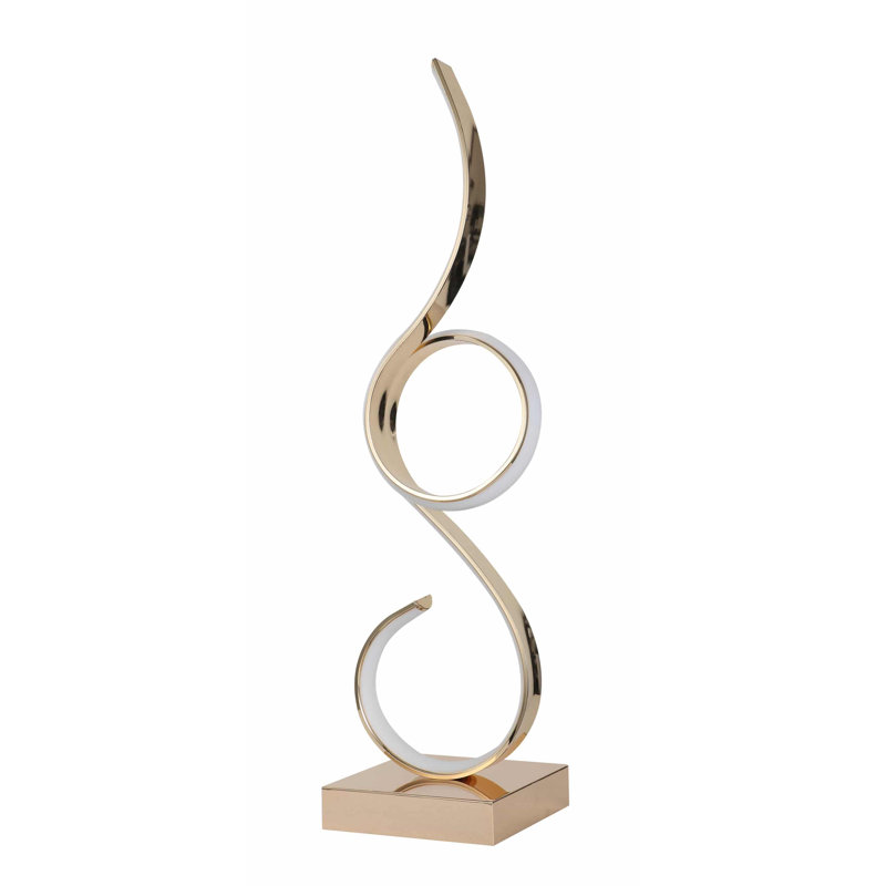 Lampe de table DEL 32 po Talea, Doré