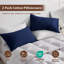 Taies d'oreiller en coton doux et respirant avec fermeture à enveloppe, housses de coussins de chambre à coucher confortables toutes saisons, paquet de 2-132914672-132914676