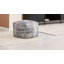 Pouf gris et ivoire 22 po x 22 po x 16 po Guinda