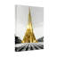 Scenic & Cityscapes, cathédrale dorée sur fond noir et blanc-450795559
