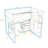 Full Size Loft Bed with RGB Lighting and Storage Solutions-2019013184