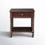 Table de chevet avec tiroir et tablette Beckett Morocco-53309532