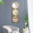3 Mirror Piece Wall Mirror In Gold Rectangular Frame