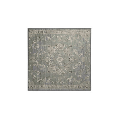 Tapis gris lavable à la machine