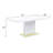 Gaines 35" Pedestal Dining Table in White High Gloss-1587966663