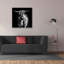 Union Rustic «Hippy Highland Cow» par Epic Portfolio, estampe numérique sur toile-362213076