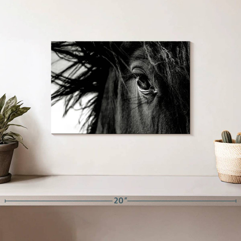 Brampt Horse de près, H 8 po x l 12 po