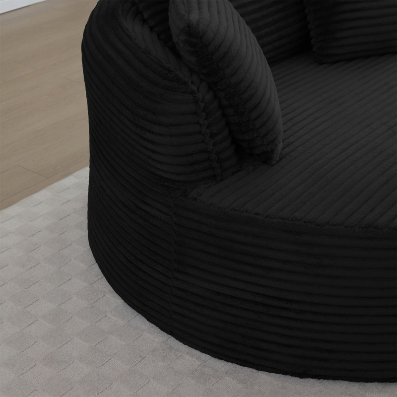 Chaise ronde, Noir