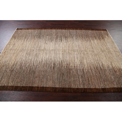 Handmade Gabbeh  Wool Area Rug 6x8