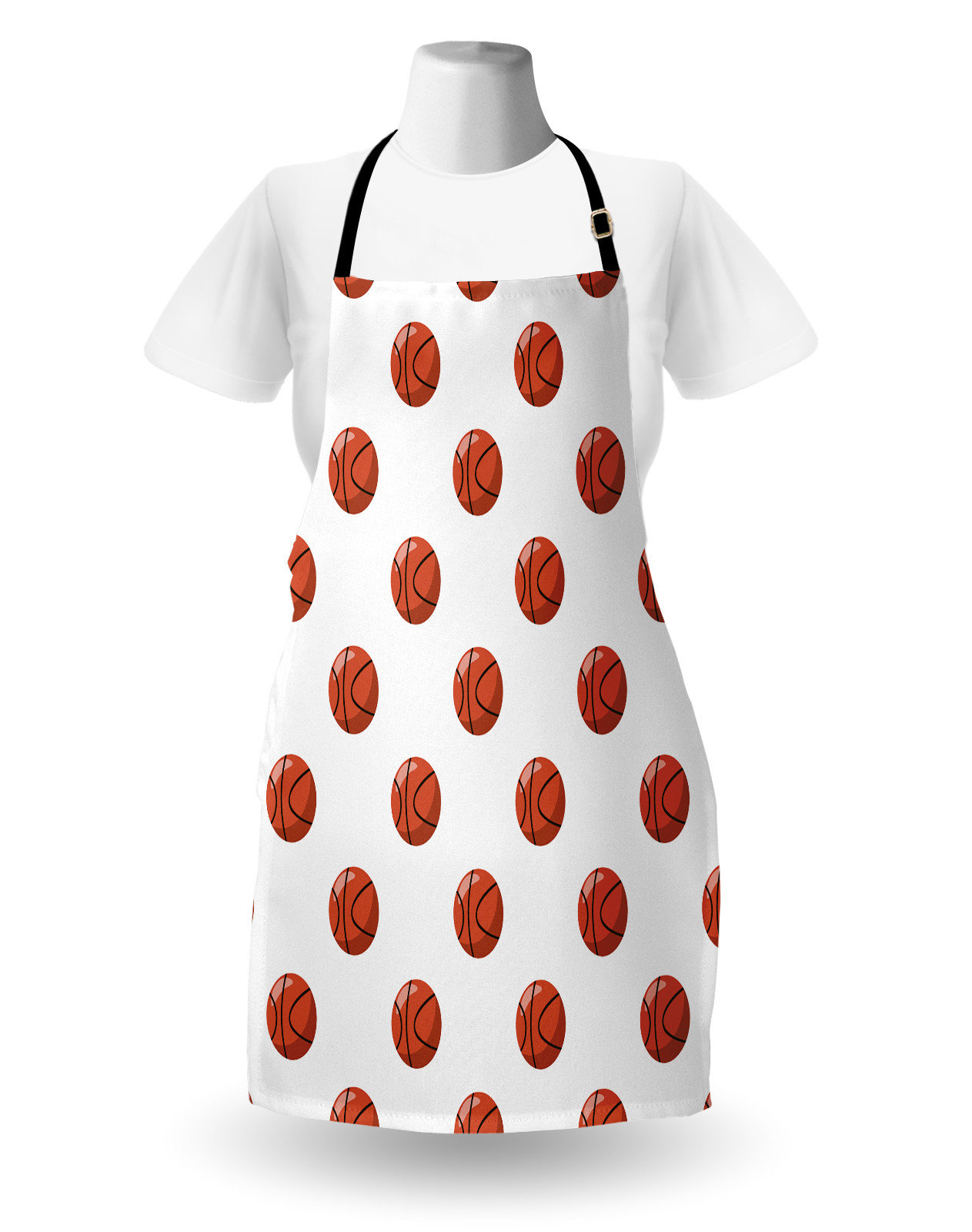 East Urban Home Basketball Apron Unisex, Cartoon Balls Score, Adult ...