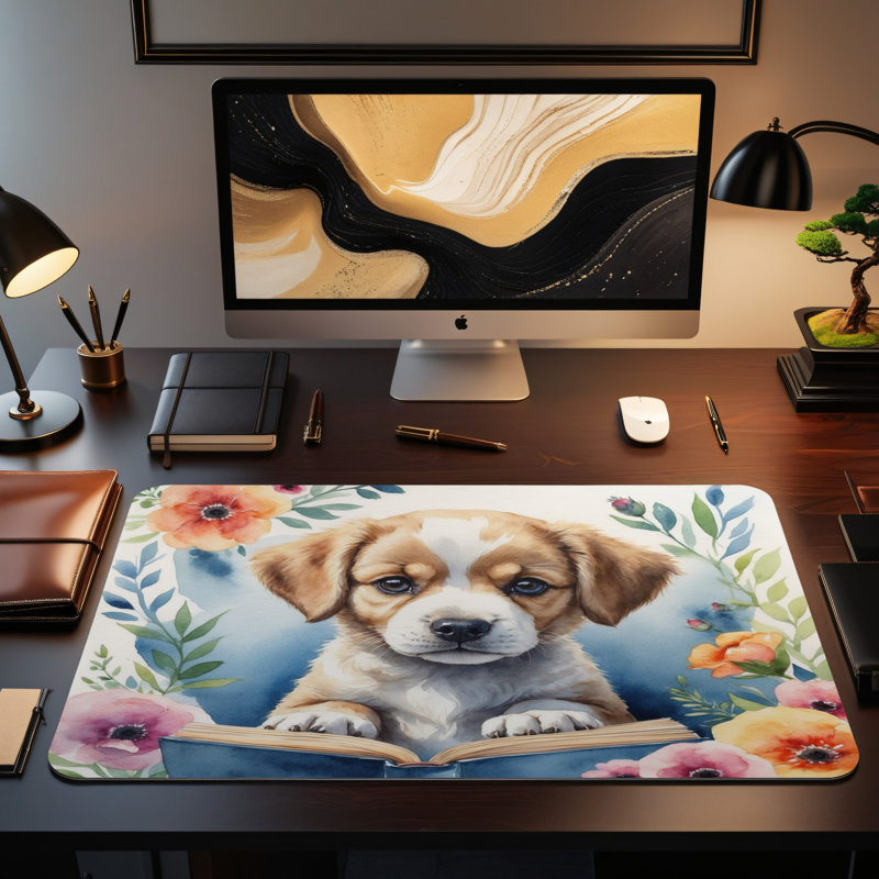Polyester Desk Pad, 31.5x15.5