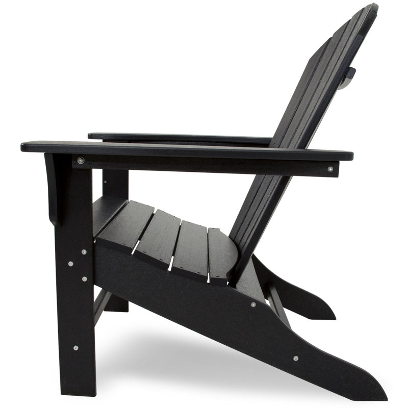 Chaise Adirondack POLYWOOD Yacht Club Shellback, Revolution® gris anthracite cendré