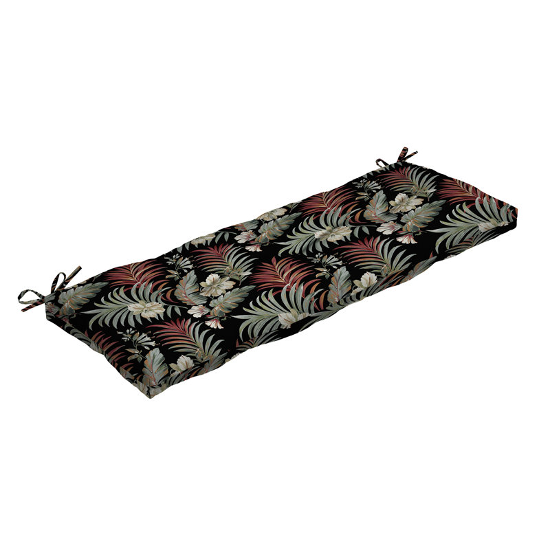 Coussin de siège d'extérieur 1 pièce ARDEN, Noir / blanc / rouge
