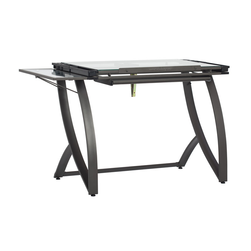 Table d'artisanat en verre Courson