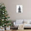 «Snow Covered Christmas Tree Believe», impression-337046988-337046976