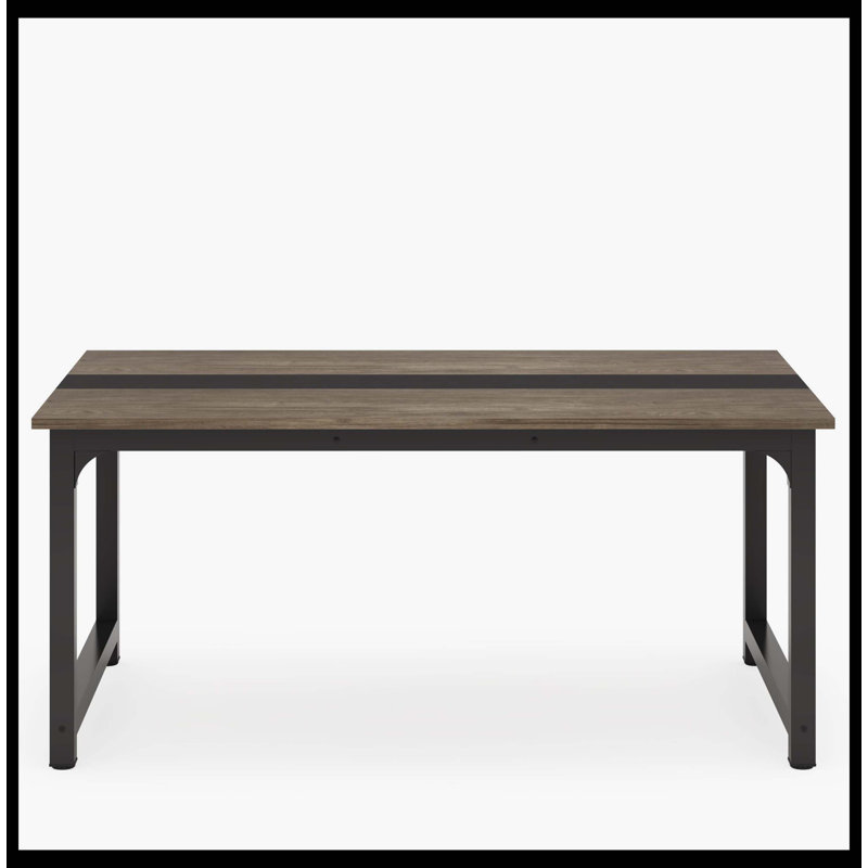 Bureau d'ordinateur, bureau de bureau, Gris rétro