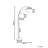 Catello 178cm Powder Coated Arched Floor Lamp
