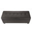 Banc de rangement à couvercle rabattable en tissu d'ameublement Lalonde-31230749-29620457