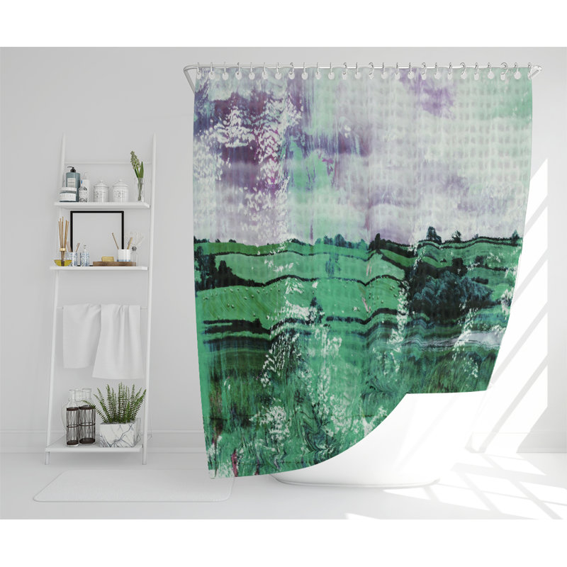 Dimitra Polyester Shower Curtain Set