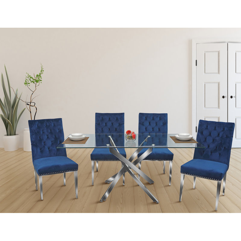 Ensemble repas pour 4 personnes Keerica, Bleu