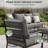 Vanwagenen 5-Person Patio Conversation Set With Cushion-593273547