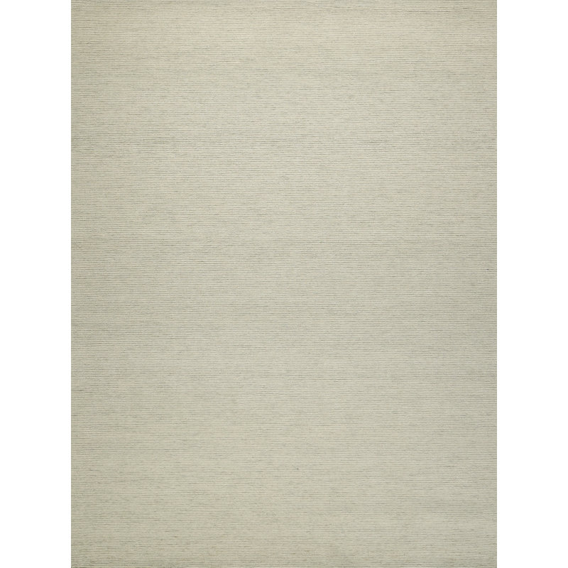 Benton Hand Tufted New Zealand Wool Green Area Rug, 6'X9'