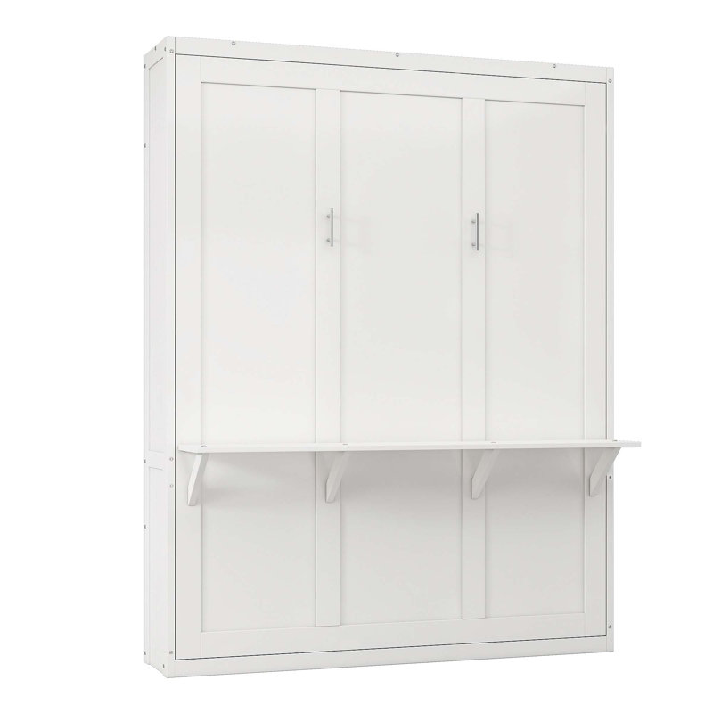 Versatile Murphy Bed with Desk Combo for Home and Office Use, Queen