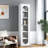 Tall Display Cabinet With 6 Shelves And 1 Glass Door