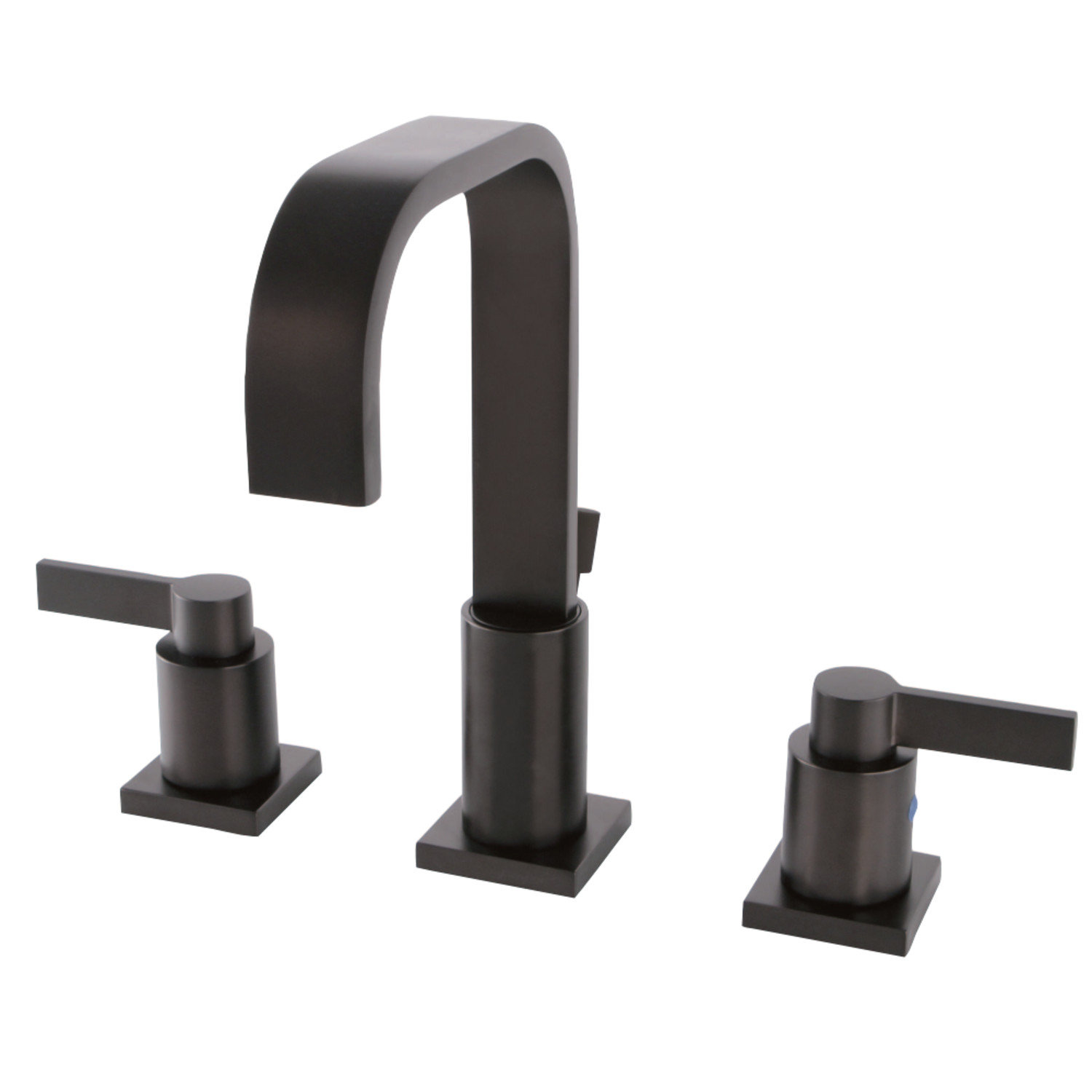 NuvoFusion Widespread Bathroom Faucet with Drain, Oil Rubbed Bronze