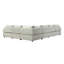 Canapé d'angle modulaire inclinable électrique 5 pièces-865364854