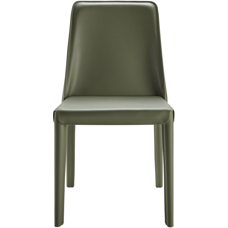 Rockport Modern Dining Chair, Dark Green